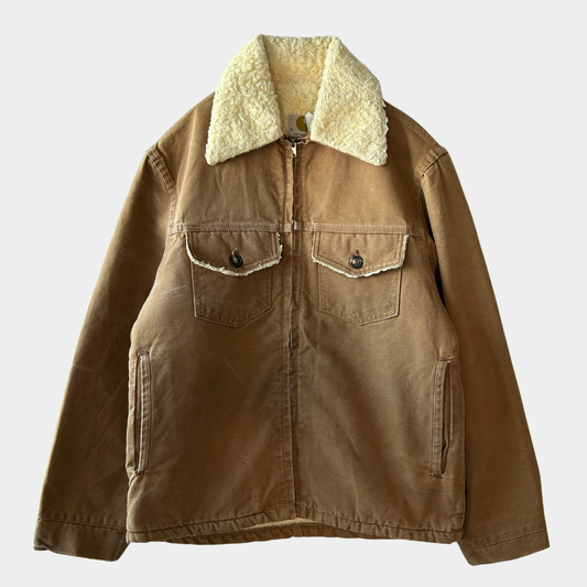 70's Carhartt カーハート ダックボアジャケット ブラウン(42)/A0218J-SO