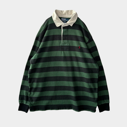 00's Polo Ralph Lauren ラルフローレン ラガーシャツ ボーダー (XLT 00's Polo Ralph Lauren ラルフローレン ラガーシャツ ボーダー (XLT