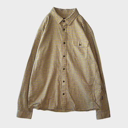 Patagonia パタゴニア チェックシャツ イエロー (XL) /A7914SH-SO