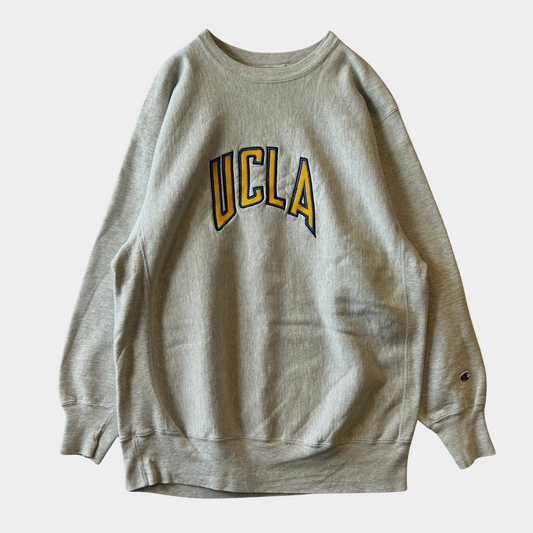 90's Champion Reverse Weave リバースウィーブ UCLA 刺繍 スウェット グレー(XXL)/A1054R-SO