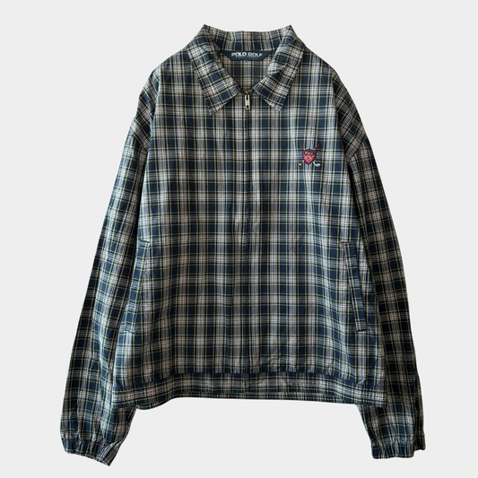 00's POLO GOLF ポロゴルフ チェックスウィングトップ タータンチェック ネイビー (L)/A9625J-SO