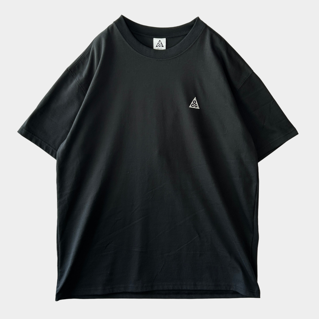 00's NIKE acg ナイキ ロゴプリントTシャツ 黒 (L)/C0792T-SO