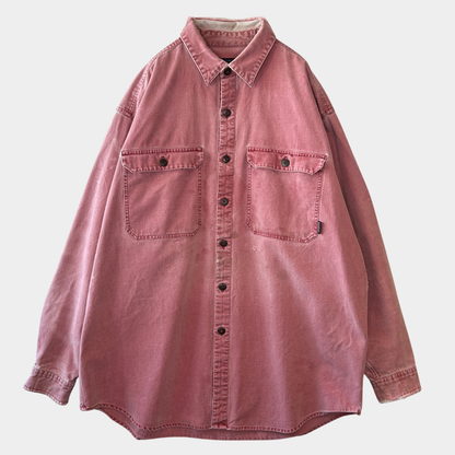 90's Patagonia パタゴニア キャンバスワークシャツ フェード(L)/C0776SH-SO