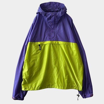 90's Patagonia パタゴニア Feather Weight Shell Pullover ナイロンアノラックパーカー (XL)/C1004J-SO