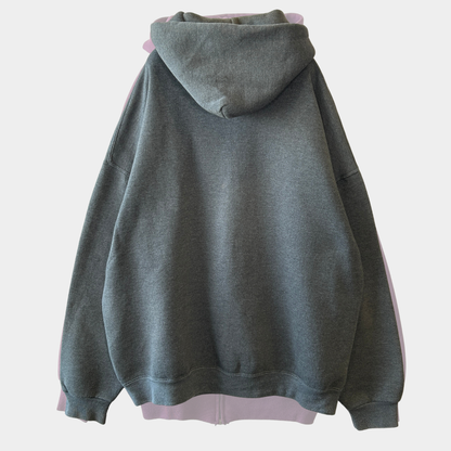 00's Russell Athletic  ラッセル ジップフーディー パーカー ダークグレー (XL) /A8816S-SO