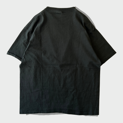 90's  CalCru  THE BEATLES  文字プリントTシャツ  黒 L /A7450T-SO