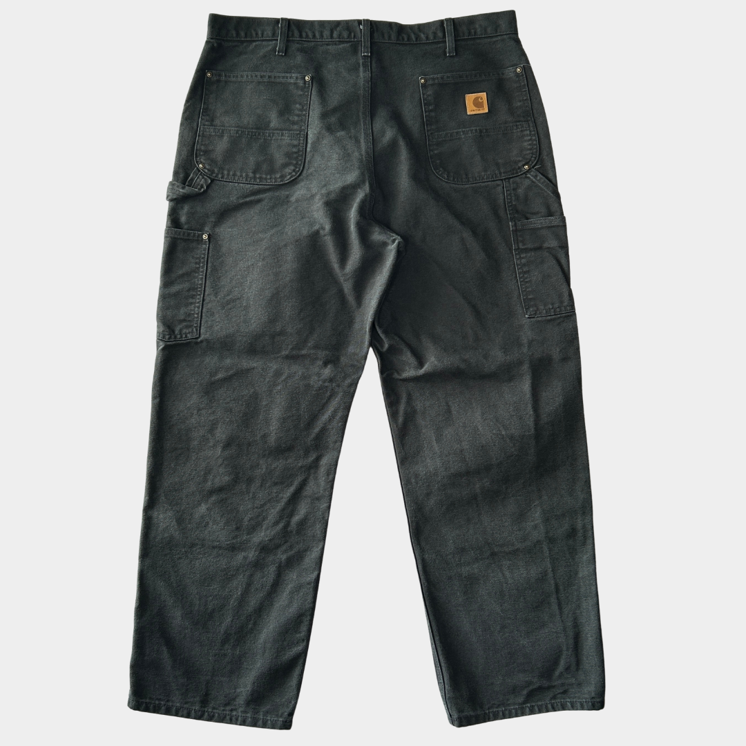 00s carhartt カーハート ダブルニー パンツ ブラック 38×32 00's carhartt double knee pants カーハート ダブルニー パンツ