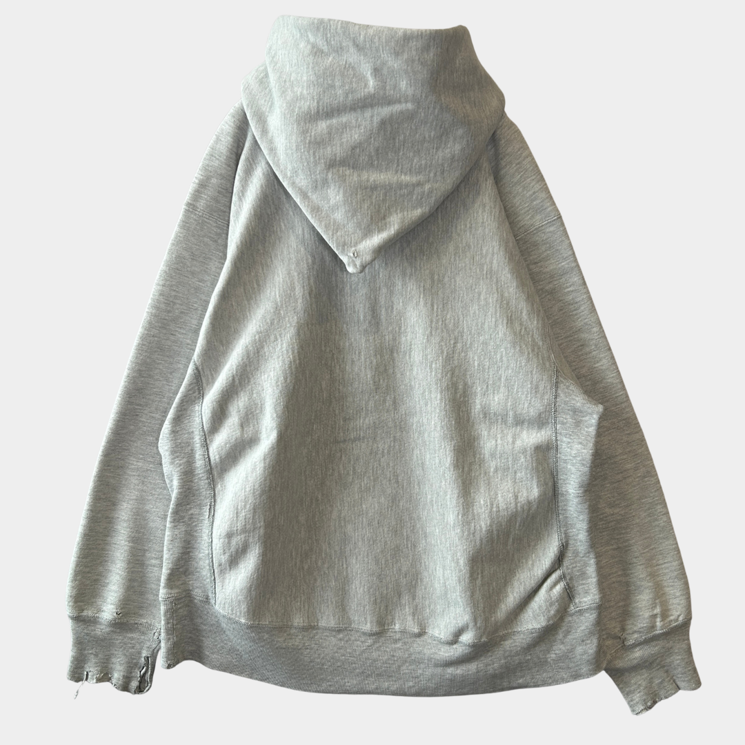 80's Champion Reverse Weave リバースウィーブ NYU スウェットフーディー パーカー(XL)/A7545R-SO