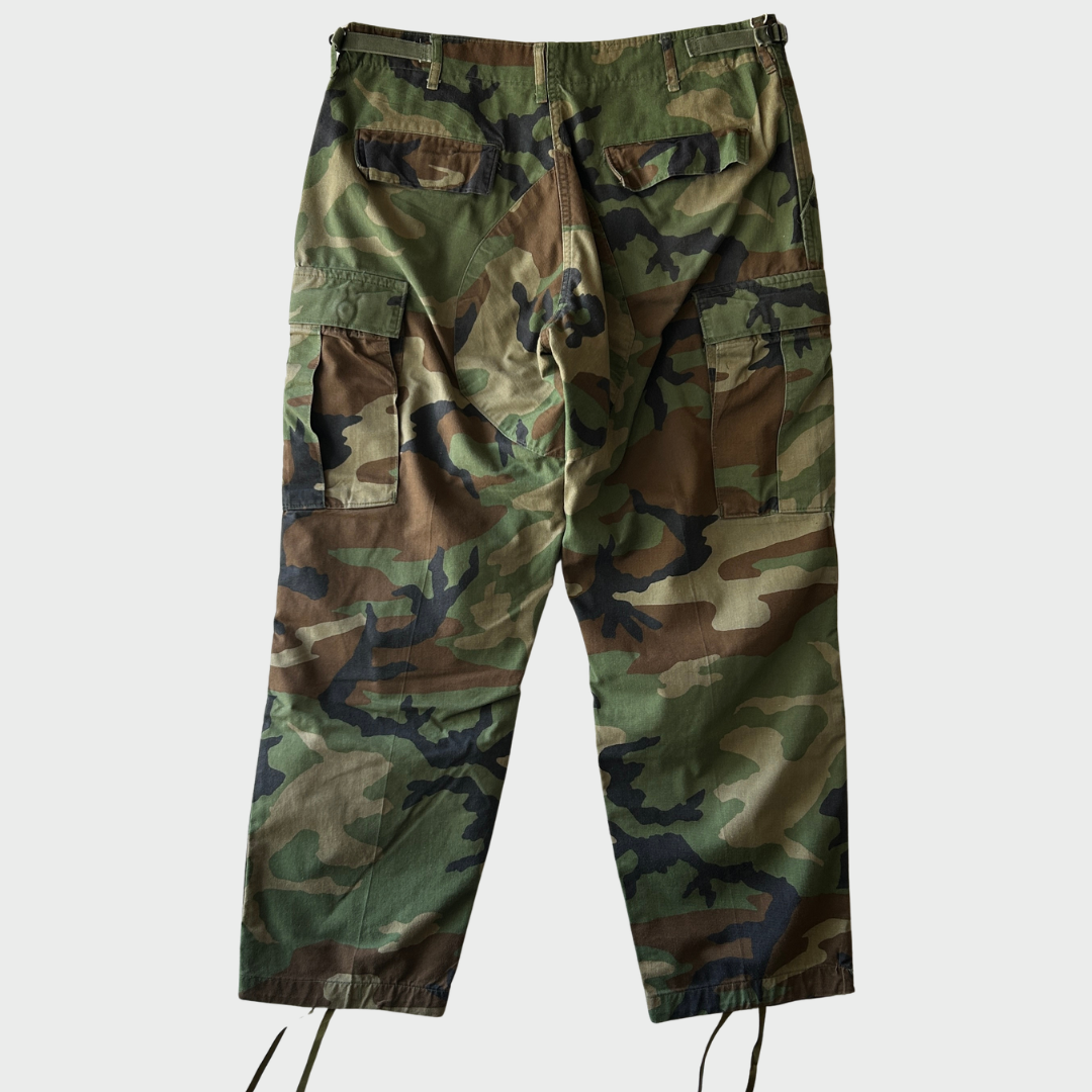 00's U.S.ARMY "HOT Weather"ウッドランドカモ コンバットカーゴパンツ/B2343P-SO