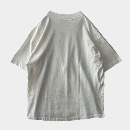 90's WARNER BROS フォグホーン・レグホーン プリントTシャツ　 ルーニー・テューンズ 白(XL)/B2137T-SO