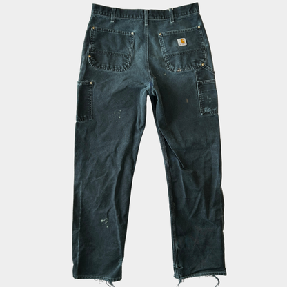 00's Carhartt カーハート B01 BLK ダブルニーワークパンツ ペインター USA製(33×34)/B3427P-SO