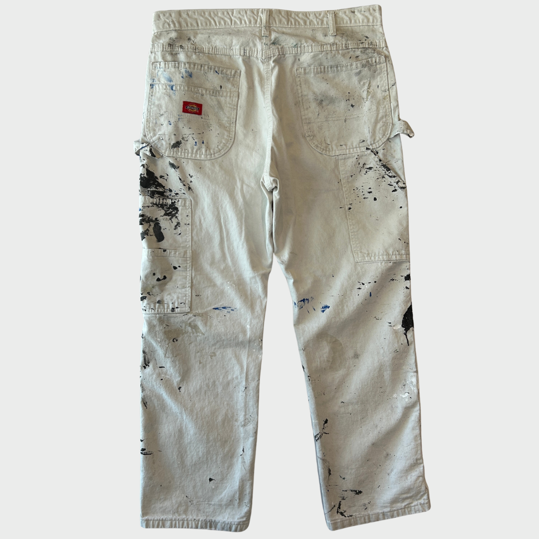 00's Dickies ディッキーズ ペインター ワークパンツ 白 /B3942P-SO