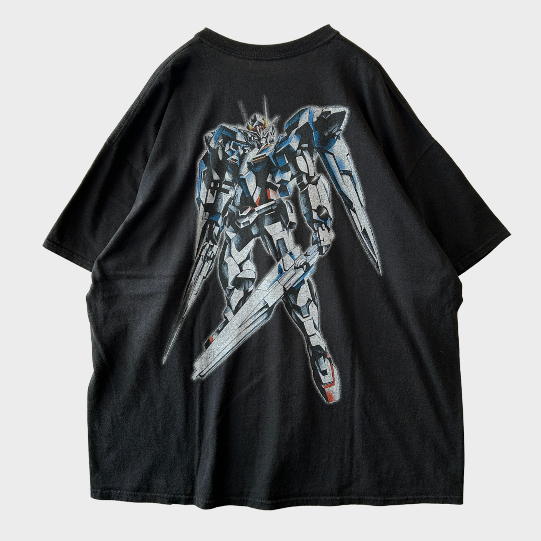 00's 機動戦士ガンダム アニメTシャツ ブラック(XL)/B3571T-SO
