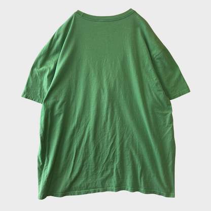 00's Polo Jeans Ralph Lauren ポロジーンズ プリントTシャツ グリーン(XL)/B3498T-SO
