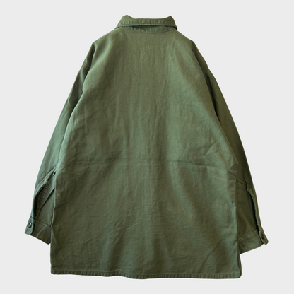 70's US ARMY ユーティリティーシャツ OG 107 ミリタリー カーキ (L)/A7732SH-SO