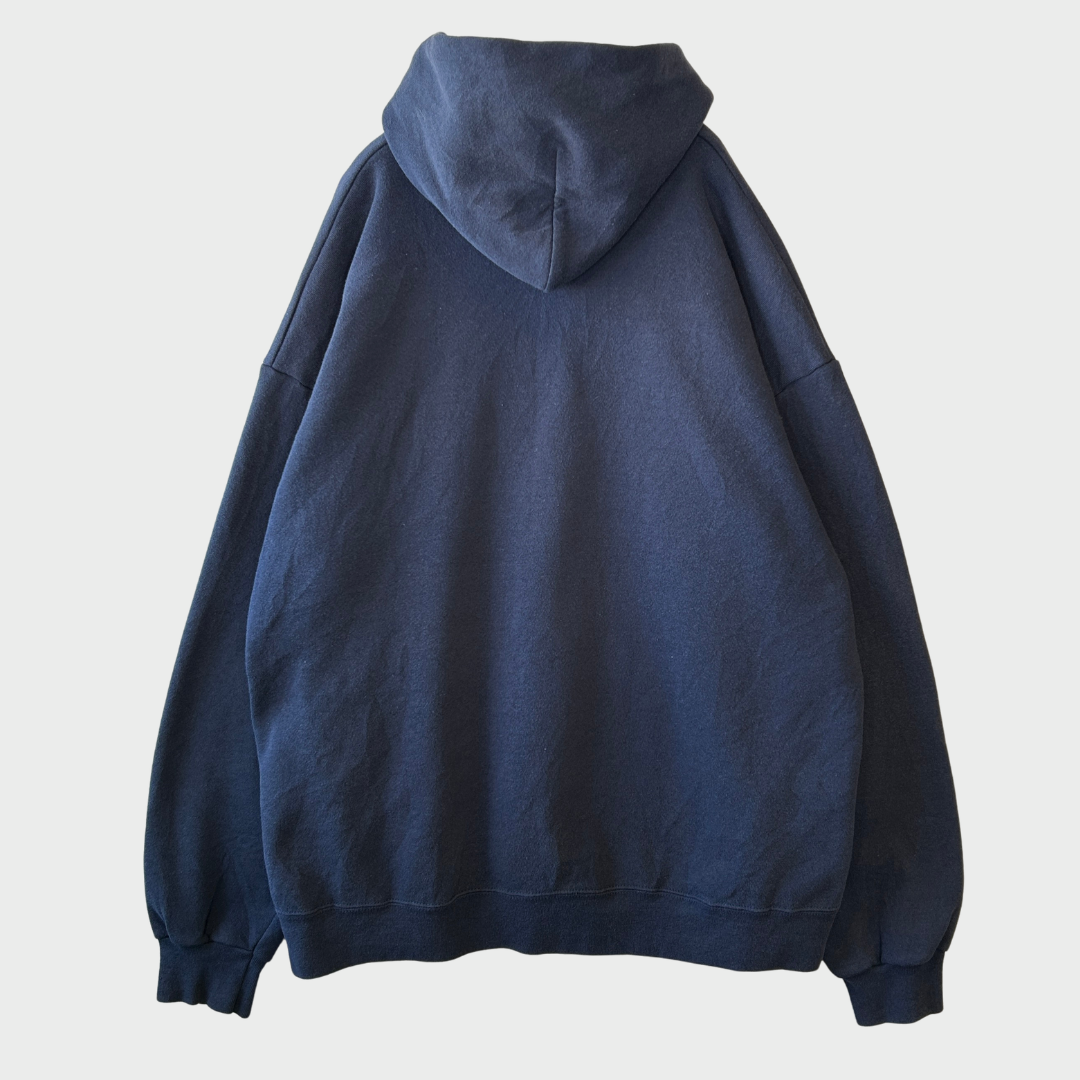 00's Lee IBM 企業 スウェット ジップフーディー ネイビー (XL) /A8522S-SO