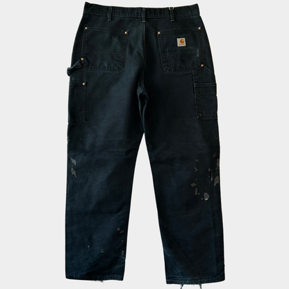 00's Carhartt カーハート ダブルニー USA製 黒 (サイズ不明)/C1293P-SO