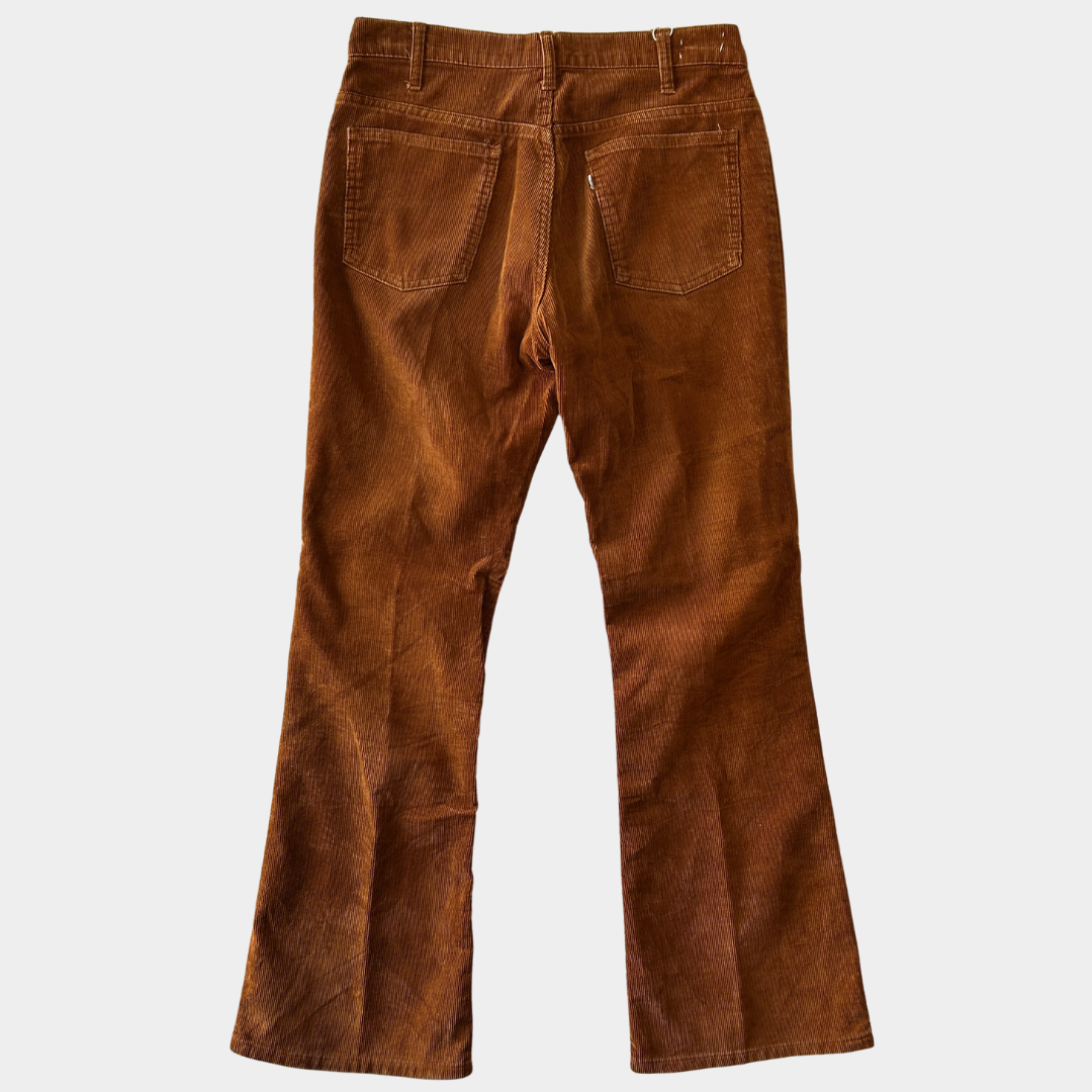 70's Levi's リーバイス 646 コーデュロイパンツ フレアパンツ ブラウン(W31L32)/C1428P-SO