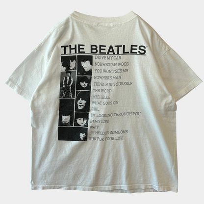 90's The Beatles ビートルズ RUBBER SOUL Tシャツ 白(L)A7612T-SO