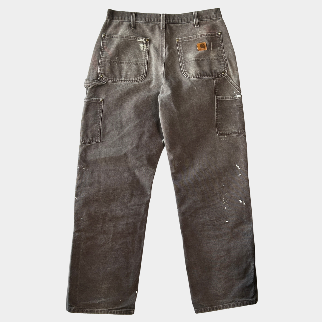 carhartt double knee pants カーハート ダブルニーパンツ ブラウン (32 32)/A8374P-SO