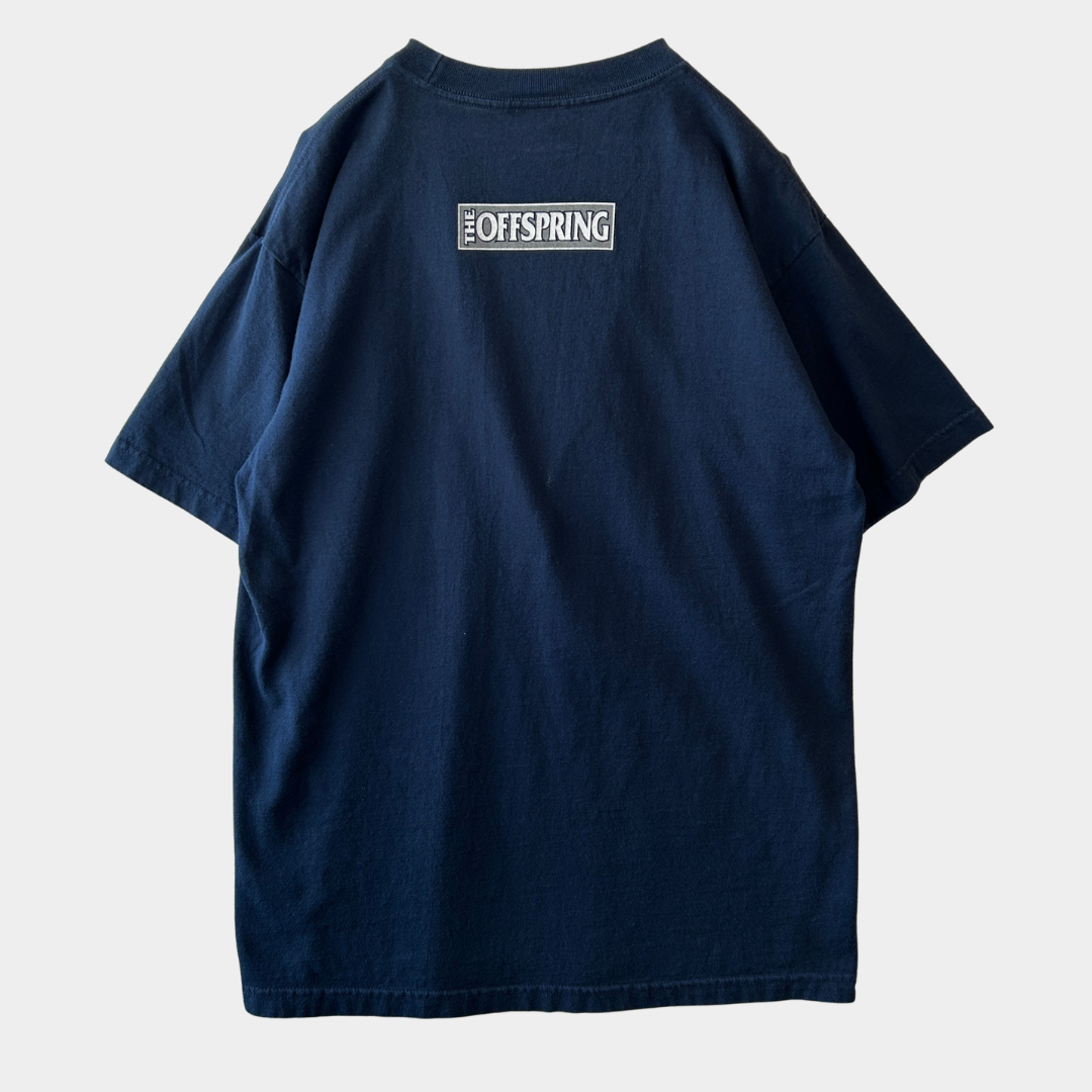 90's The Offspring オフスプリング "Pretty Fly" バンドTシャツ Americana giant ネイビー(L)/A2745