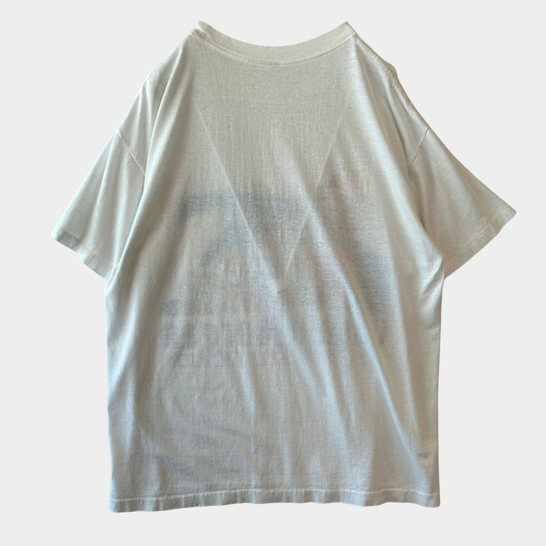 90's Captain Morgan キャプテン・モルガン アドバタイジングTシャツ 企業T アルコール 白/C1242T-SO