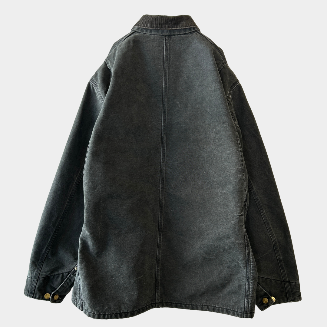 90's~ Carhartt カーハート チョアコート カバーオール ブラック/A8788O-SO