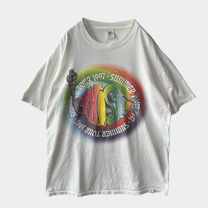 90's PHISH フィッシュ 1997'Summer Tour Tシャツ 白(XL)/A6522T-SO