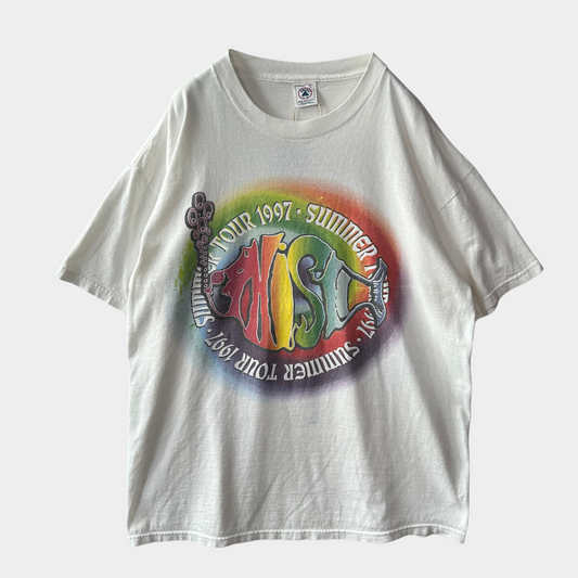 90's PHISH フィッシュ 1997'Summer Tour Tシャツ 白(XL)/A6522T-SO