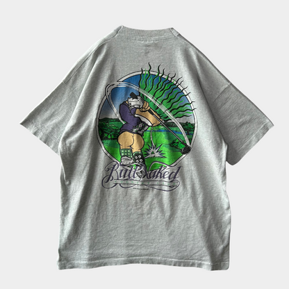 90's Fruit of The Loom Butt Naked Country Club トロール人形 Tシャツ ゴルフ グレー(XL)/B2422T-SO