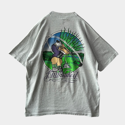 90's Fruit of The Loom Butt Naked Country Club トロール人形 Tシャツ ゴルフ グレー(XL)/B2422T-SO