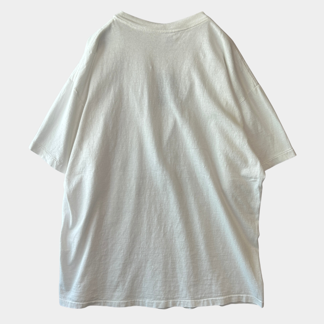 90's DELTA "FORREST DUMP" フォレスト・ガンプ パロディーTシャツ 白(XL)/C0767T-SO