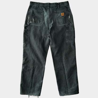 00's Carhartt カーハート ペインターパンツ チェックライナー B111 BLK (38×32)/B3441P-SO