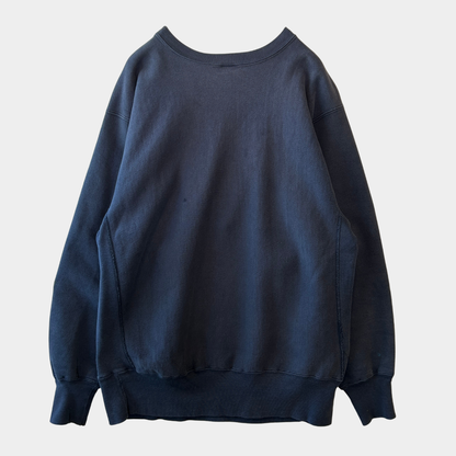90's Champion Reverse Weave リバースウィーブ VENTNOR FIRE FIGHTER スウェットフーディー ネイビー (XL)/C0943R