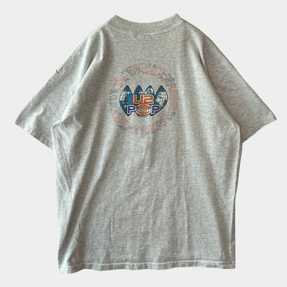 90's U2 POP MART TOUR97' ツアーTシャツ グレー(XL)/A7246T-SO
