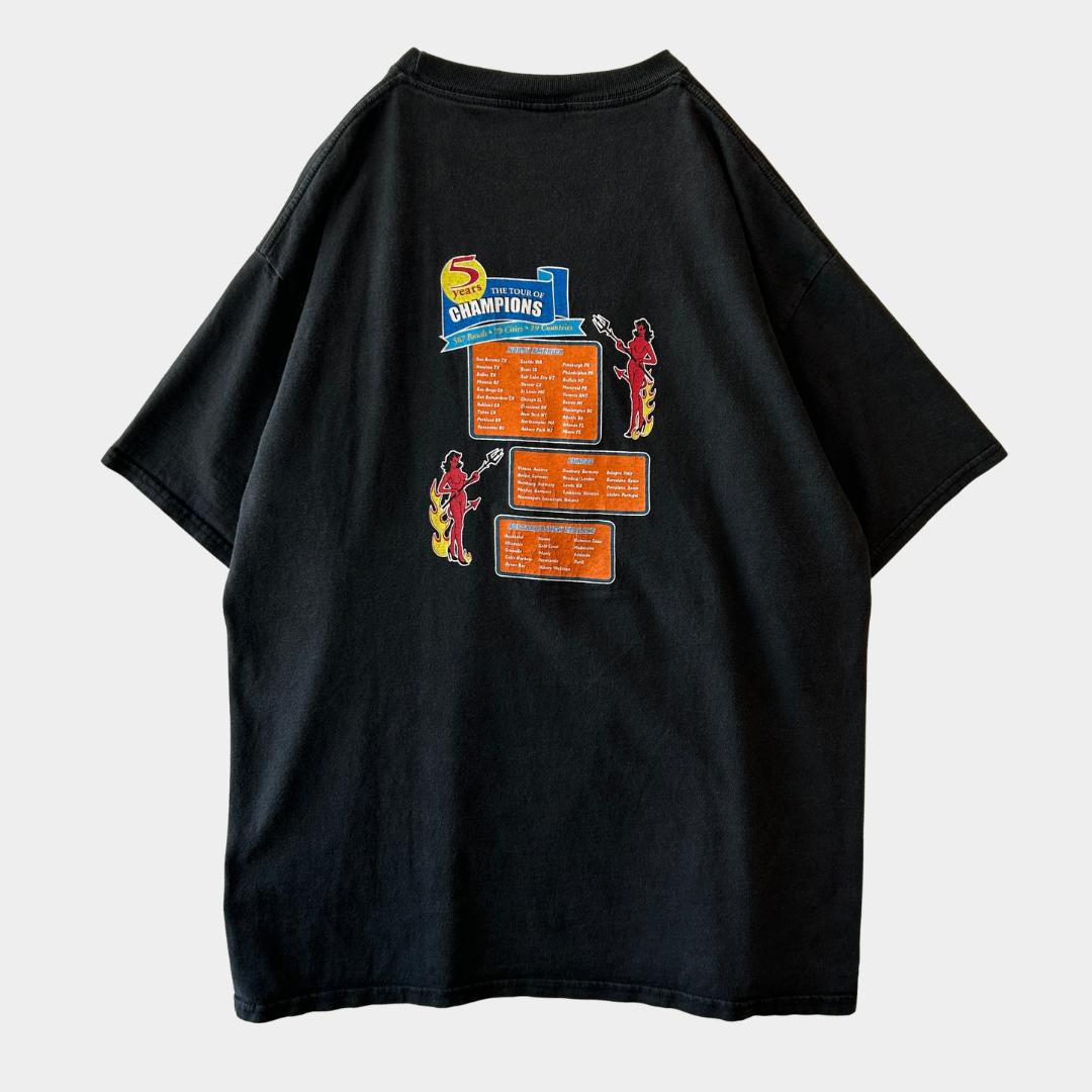90's Vans Warped Tour '99 ワープドツアー Tシャツ フェス スケート coop Tultex(XL)/C1295T-SO