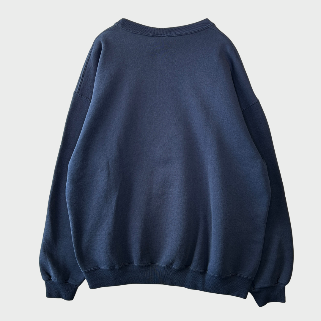 00's  Russell Athletic ラッセル 無地スウェット ネイビー (XLT) /A7841S-SO