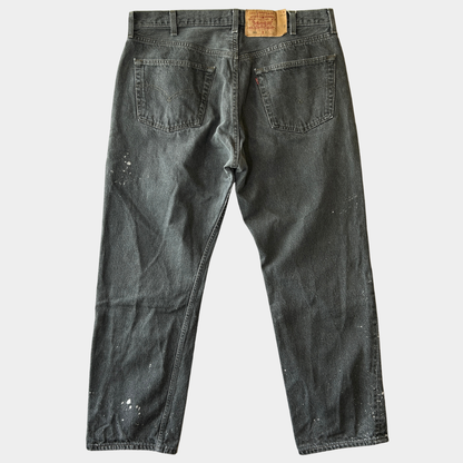90's Levi's リーバイス 501-0658 先染め ブラック デニムパンツ USA製 (40×30)/A9767P-SO