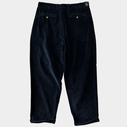 00's Nautica タック入り コーデュロイパンツ 紺 (W36 L30)/B4156P-SO