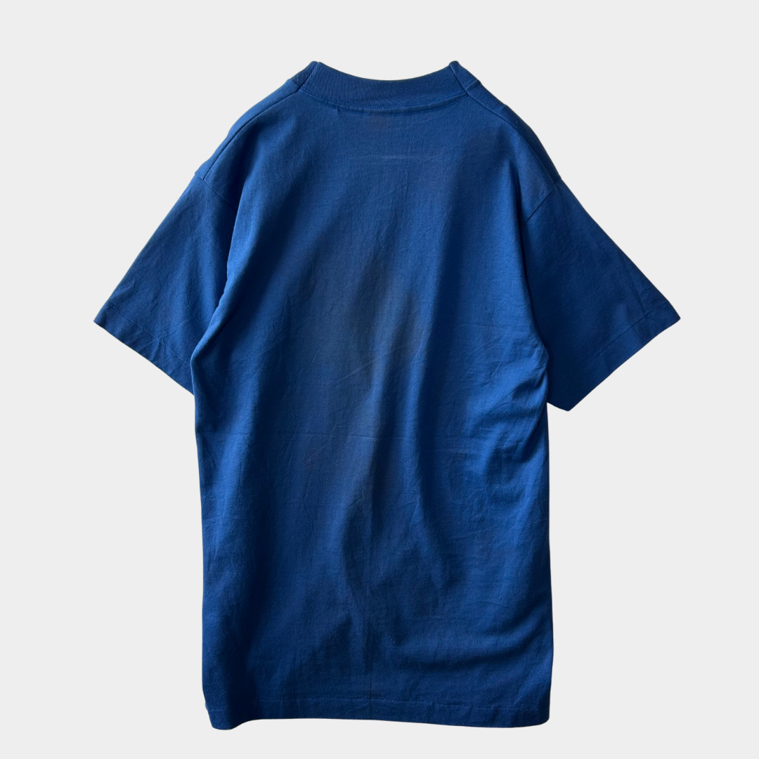 80's Velva Sheen FLORIDA ミッキーTシャツ 青(M)/B2192T-SO