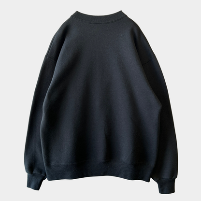 90's Hanes キース・ヘリング"AIDS DANCE-A-THON" アートプリントスウェット 黒(L)A2244S-SO