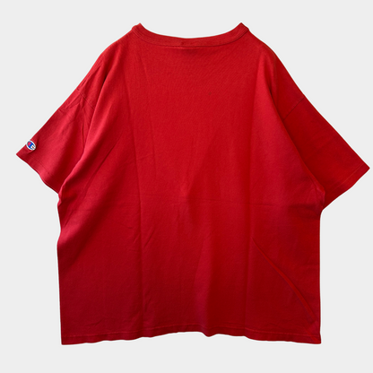 90's Champion MONTCLAIR STATE UNIVERSITY カレッジTシャツ USA製 赤(XL)/A7314T-SO