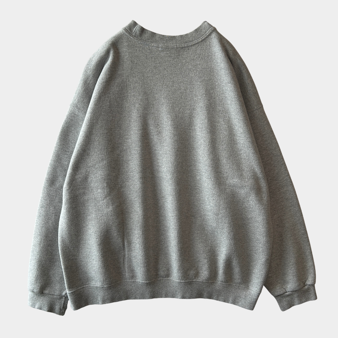 00's NIKE ナイキ ミニスウッシュ クルーネックスウェット グレー(XL)/A9332S-SO