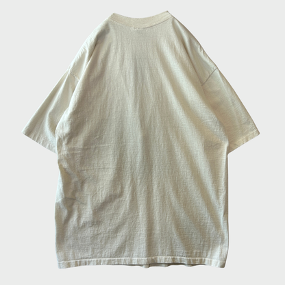 90's All Sport "Abraham Lincoln" リンカーン メッセージTシャツ 生成り(XL)/A6979T-SO