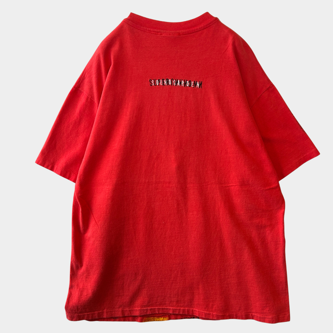 90's SOUND GARDEN "SUPER UNKNOWN" サウンドガーデン バンドTシャツ BALZOUT 赤(XL)/A7097T-SO