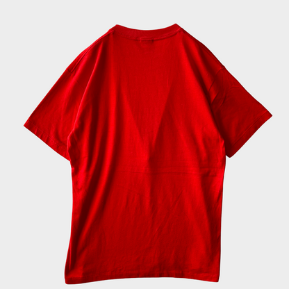 80's NIKE AIR JORDAN ウィングロゴTシャツ 赤(L)A6360T-SO