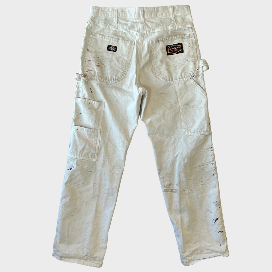 Dickies ディッキーズ Dunn-Edwards ペインターパンツ 白 ホワイト (W32/L30) /C0124P-SO
