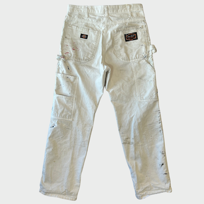 Dickies ディッキーズ Dunn-Edwards ペインターパンツ 白 ホワイト (W32/L30) /C0124P-SO
