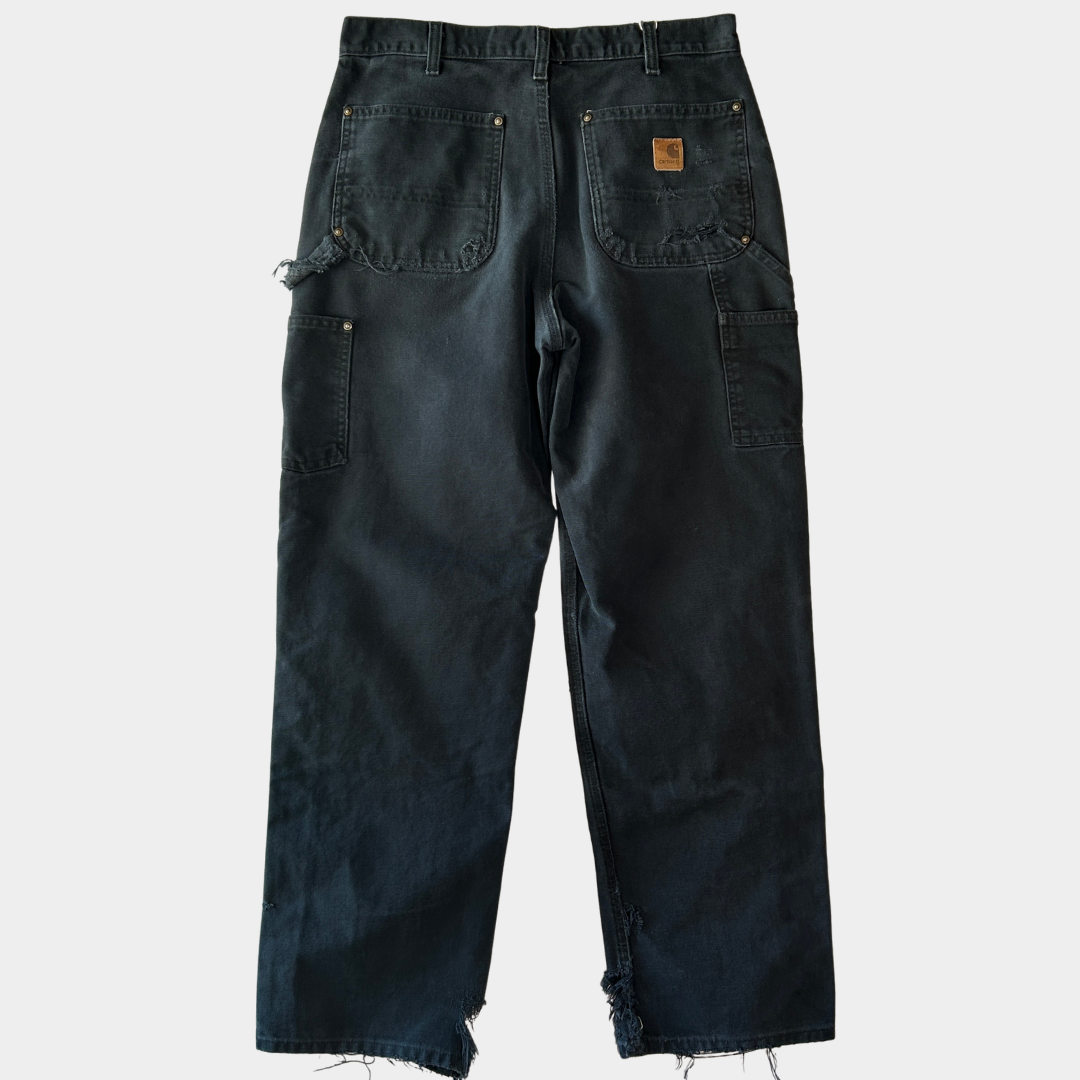 00's Carhartt カーハート ダブルニーパンツ B136 BLK (32×32)/C1063P-SO