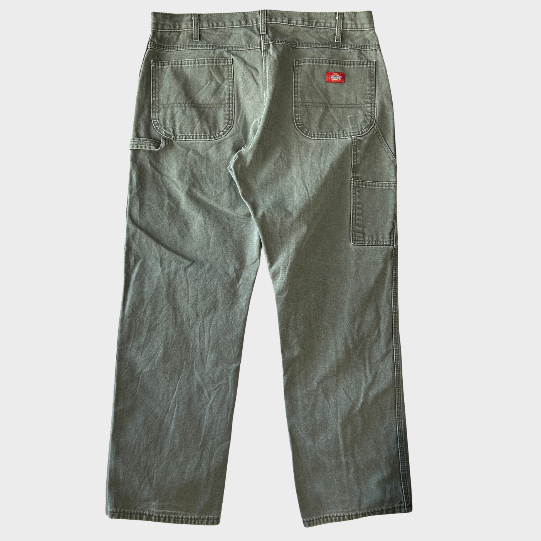 00's dickies ダックペインターパンツ モスグリーン(38×32)/B0768P-SO